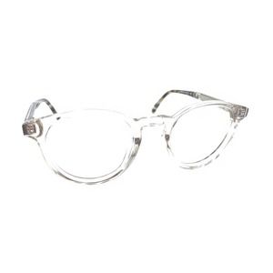 Maui Jim MJO2209-05B Clear Silver Brown Round Eyeglasses Frames 46-22 145 Italy